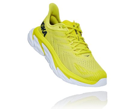 Hoka One One Clifton Edge Moški Road Tekaški Čevlji Rumena / Bela SI-352786W